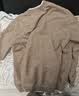 gxgjeans男装 假两件休闲时尚打底圆领毛衣针织衫 25年冬新品 杏色 M (170) 实拍图