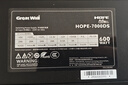 长城（Great Wall）额定600W HOPE-7000DS电脑电源（双8PIN/75cm长线材/宽幅/温控风扇/独立开关） 实拍图