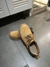 骆驼（CAMEL）低帮工装鞋秋季英伦皮革休闲男士马丁鞋 G15A076064 驼色 41 实拍图