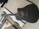 莫森（MOSEN）DC41BKM云杉民谣吉他初学者新手入门吉它 哑光41英寸 黑色 实拍图
