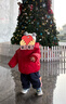 嘟嘟家宝宝棉服冬季保暖儿童加厚棉衣男童冬季连帽外套冬款女童棉袄冬装 红色龙 80 实拍图