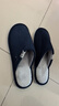 回力日系柔软情侣棉拖秋冬家居室内保暖棉鞋男款HL0006蓝色44-45码 实拍图