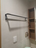 九牧（JOMOO）毛巾架卫生间置物架免打孔双折叠挂件套装太空铝7件套套装93058 实拍图