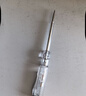 得力（deli）高亮度彩光透明测电笔多功能感应电笔验电笔12-250V 实拍图