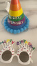 多美忆生日帽生日场景布置生日道具氛围派对装饰卡通生日帽+眼镜+吹龙 实拍图