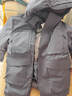 京东京造冬季短款连帽滑雪羽绒服户外派克服加厚保暖外套男 深海蓝 M 实拍图