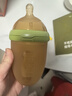 奇琦宝（Qikibao）奶瓶6个月以上婴儿仿母乳硅胶奶瓶断奶神器奶瓶240ml带手柄重力球 【新3代】奶瓶（0-3个月）无吸管 实拍图