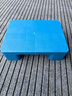 实承平板塑料托盘4030防潮板仓库垫板叉车板栈板卡板货架冷库地堆托板40*30*12蓝色 实拍图