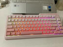 珂芝（KZZI）K75V2三模客制化机械键盘无线蓝牙电竞游戏静音轴体办公82键RGB灯PBT键帽Gasket雾桃渐变樱粉轴V3 实拍图
