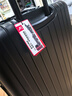 爱华仕行李箱24英寸拉杆箱男大容量旅行箱女密码箱托运多功能皮箱燕尾黑 实拍图