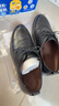 意尔康男鞋商务正装鞋时尚系带皮鞋德比婚鞋棉冬季 53449W 黑色加绒 42 实拍图