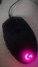罗技（G）G102第二代游戏鼠标 RGB流光灯效鼠标 轻量化  游戏级8000DPI传感器 黑色 200-8000DPI 实拍图