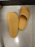 朴西香蕉船情侣凉拖鞋女浴室不易滑室内居家四季拖鞋男 黄色 37-38 实拍图