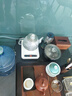 澳柯玛（AUCMA）316自动上水恒温电热水壶0.8L玻璃煮茶器功夫茶具茶台泡茶烧水壶煮茶壶电茶炉电水壶煮中药J1 实拍图