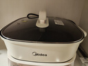 美的（Midea）速沸电火锅 分区控温鸳鸯锅 电煮锅火锅专用锅电锅火锅锅多功能锅分体式家用电热锅多用途锅 5.5L 分区控制分体鸳鸯锅 HGS282813 实拍图
