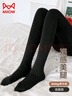 猫人25年新品【加绒加厚光腿神器】女士打底裤袜女保暖连裤袜黑色 实拍图