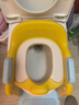 世纪宝贝（babyhood）儿童马桶辅助器 宝宝阶梯架坐便圈扶手架座便器 PU软坐垫 天空蓝 实拍图