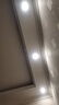 欧普照明筒灯led孔灯天花灯嵌入式家用吊顶客厅过道灯2.5寸 银边款【暖白光4000K】 3w（瓦）开孔（6-7.5cm） 实拍图