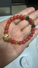 妍韵珠宝精品8-8.5mm保山南红玛瑙手串本命年男女士转运佛珠水晶玛瑙手链 实拍图