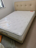 全友家居 奶油风头层牛皮茉伊真皮床头软包靠背卧室家用1.5米双人大床 实拍图