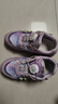 回力（Warrior）儿童棉鞋女童公主风加绒鞋冬季中大童保暖跑步鞋WZ-C223L 紫色34 实拍图