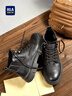 海澜之家HLA马丁靴男士户外休闲鞋秋冬工装鞋子男HAAGZM3AB70373 棕色41 实拍图