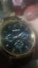 【网红爆款】商务腕表石英运动表休闲皮带男女手表 黑色 实拍图