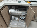 四季沐歌304不锈钢厨房拉篮橱柜抽屉式双层碗篮碗碟置物架柜内放碗架碗筷 【304不锈钢700柜体】亮银色加厚 实拍图