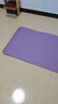 诗蒂曼 瑜伽垫男女士初学者健身垫加厚加宽防滑训练午睡垫隔音地垫家用 梦幻紫183x61x10mm(含瑜伽绑带) 实拍图