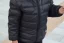 嘟嘟家儿童羽绒服抗寒过年冬装男童外套保暖冬季女童新年衣服 黑色 80 实拍图