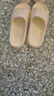 洁丽雅拖鞋女夏季室内家居家用浴室洗澡防滑防臭EVA情侣静音凉拖鞋男夏 黄色【1.0性价比 |  店长推荐款】 40-41 （适合39-40码） 实拍图
