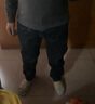 罗蒙牛仔裤男士直筒长裤新款秋季弹力休闲裤子男ZH7620黑灰色加绒36 实拍图