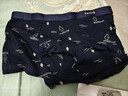 雅鹿8条装男士内裤男纯色棉质平角裤抗菌裆透气宽松四角青少年短裤头 8条装-95%棉5A级 8条 2XL (建议120-150斤) 实拍图