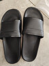LURAD拖鞋男士女士情侣外穿室内防滑洗澡厚底凉拖家居拖鞋 黑色44-45 实拍图