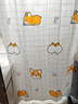 访客 浴帘 优质涤纶加厚免打孔浴室防水隔断帘 柯基款1.8-2米带挂环 实拍图
