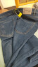 真维斯（Jeanswest）王一博代言牛仔裤男秋冬新款天丝舒适修身直筒高端潮牌休闲裤子男 深蓝【加绒保暖】 33 码(2尺6) 【建议140-150斤】 实拍图