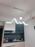 君御云朵灯2025年新款客厅吸顶灯广东中山灯具现代简约大气鹅卵石主灯 【包安装4.0版】套餐14_3室2厅_波浪餐吊 实拍图