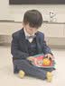 罗蒙儿童西装马甲套装男童花童主持人礼服男孩钢琴演出服 藏青色 110 实拍图