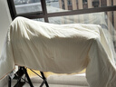 南极人（Nanjiren）大豆纤维被子母冬被二合一拉链款宿舍单人被子春秋冬季加厚棉被芯 针织棉华夫格冬被-米白 150*200cm（春秋被4斤） 实拍图
