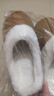 2026新款棉拖鞋女士秋冬季家居室内加绒保暖可爱少女心棉鞋外穿 8803-黄色 38 -39适合37-38 实拍图
