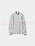 优衣库女装罗纹高领T恤/长袖小高领内搭479588 03 灰色 M /160/84A 实拍图