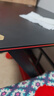 奥伦福特  电脑桌台式家用电竞游戏桌办公书桌简约书房写字桌子 碳纤维纹路单桌-80*60 升级款电竞桌 实拍图