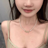 伊灿施家蝴蝶结小米珠仿珍珠项链女小众高级感锁骨链2025新款爆款颈链 施家蝴蝶结小米珠珍珠项链 实拍图