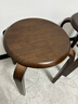 家逸凳子可叠放实木小板凳家用圆凳简约换鞋凳餐桌凳椅子创意矮凳 实拍图
