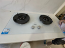 海尔（Haier）【下单抽华为三折叠】燃气灶5.2kw天然气双灶家用台嵌两用 白色面板烟灶联动 68%高热效 Q2BEC(天) 实拍图