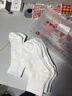 雅鹿【100%新疆棉】袜子男中筒袜抗菌秋冬季纯色防臭棉袜 【白色 5双】雅鹿专柜正品 5双 实拍图
