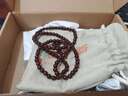 龍隐正宗小叶紫檀手串男女士款文玩手链檀香木佛珠子转运正品高端情侣 爆满星6mm*108颗（京仓速发） 实拍图