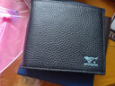 七匹狼（SEPTWOLVES）男士钱包短款真皮牛皮钱夹加厚大容量男式软皮皮夹送男友老公爸爸 丝印狼标加厚黑色3A2923021-01C 实拍图