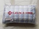 洁丽雅（Grace）枕头枕芯星级酒店羽丝绒枕芯纤维软枕芯46*72cm一对装 实拍图