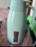 炊大皇保温壶304不锈钢家用大容量防滑底保温壶 薄荷绿 2.2L 实拍图